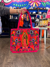 Virgen de Guadalupe Bag at Sew Bonita in Corpus Christi, TX.