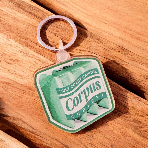 Corpus Christi Chicle Keychain