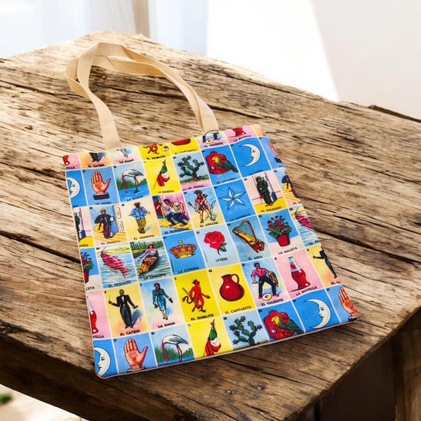 Loteria Canvas Tote Bag