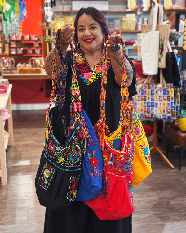 Embroidered Blusa Crossbody Bag (Multiple Colors)