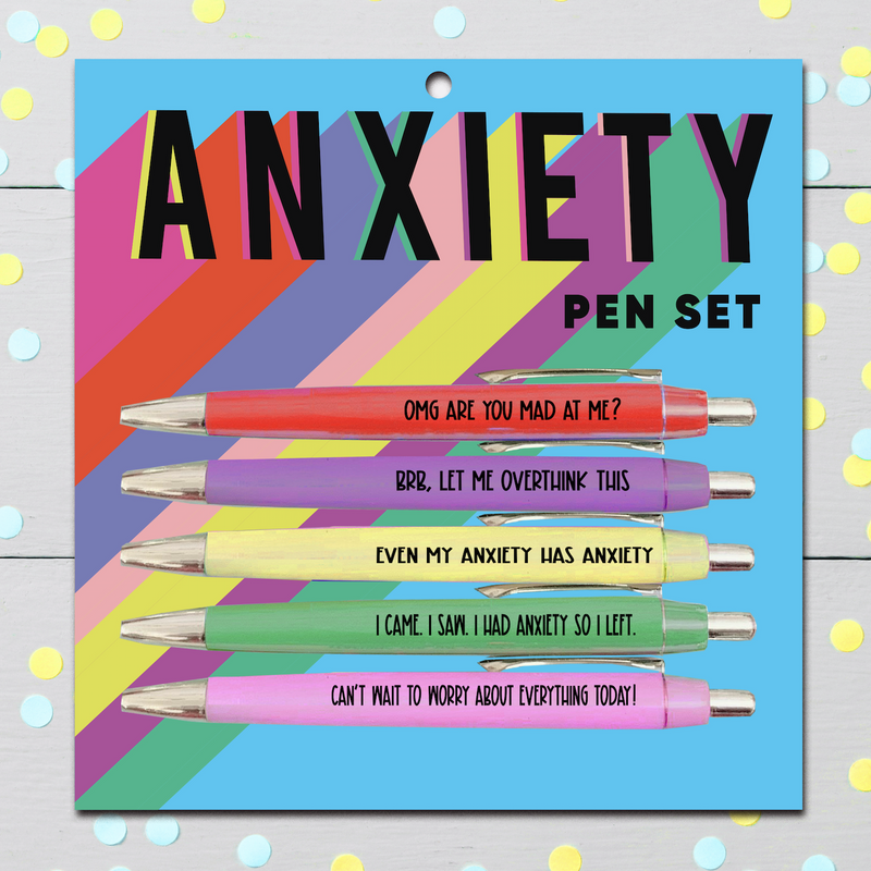 Anxiety Pen Set