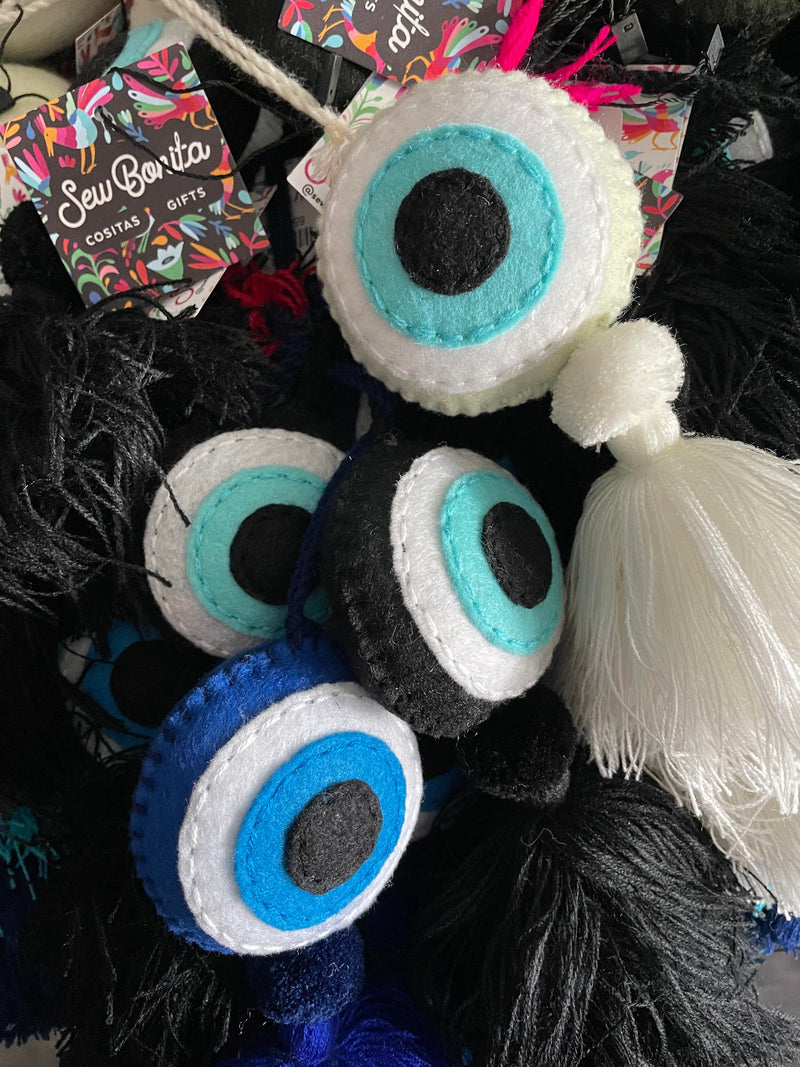 Evil Eye Poms