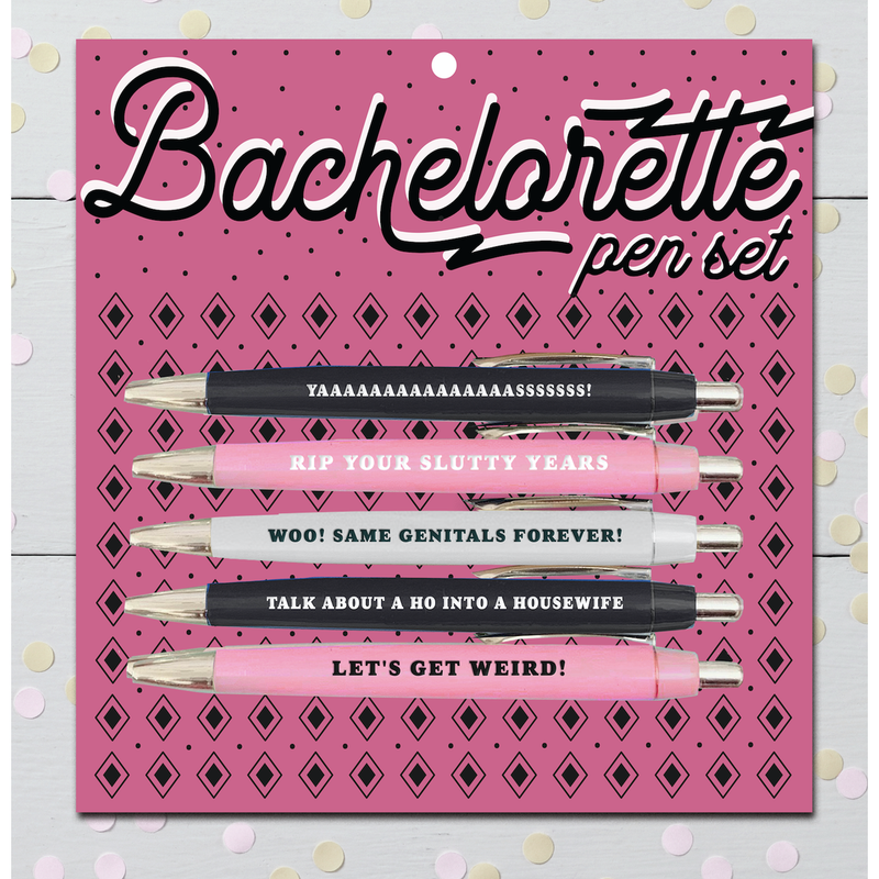 Bachelorette Pen Set at Sew Bonita in Corpus Christi, TX.