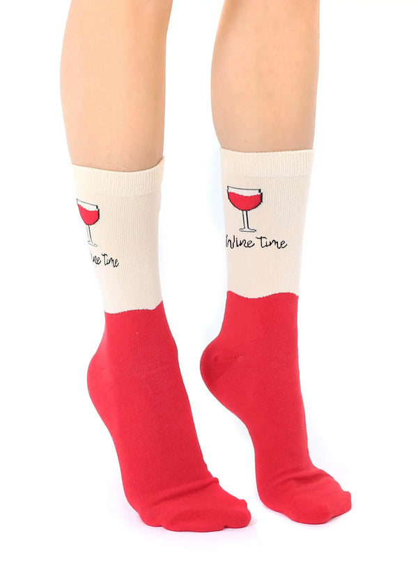 Wine 3D Socks