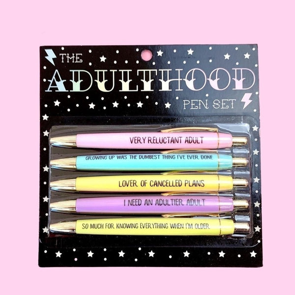 Adulthood Pen Set