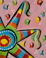 sew bonita hecho con amor painting class example