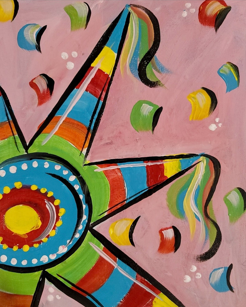 sew bonita hecho con amor painting class example