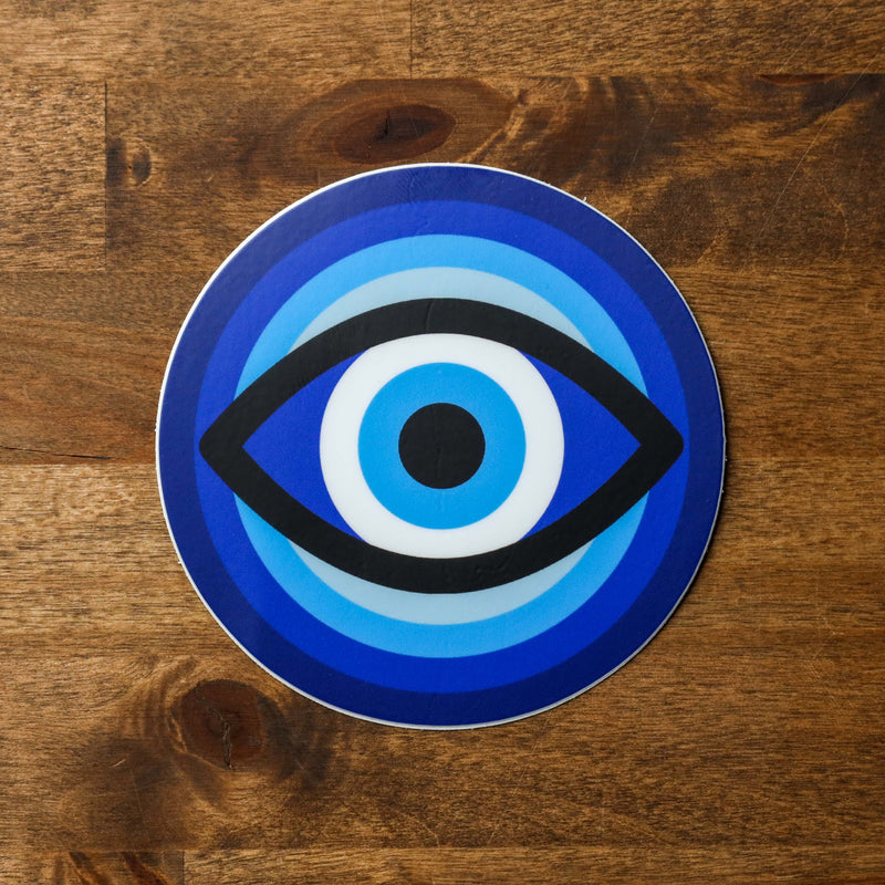 evil eye ojo sticker sew bonita