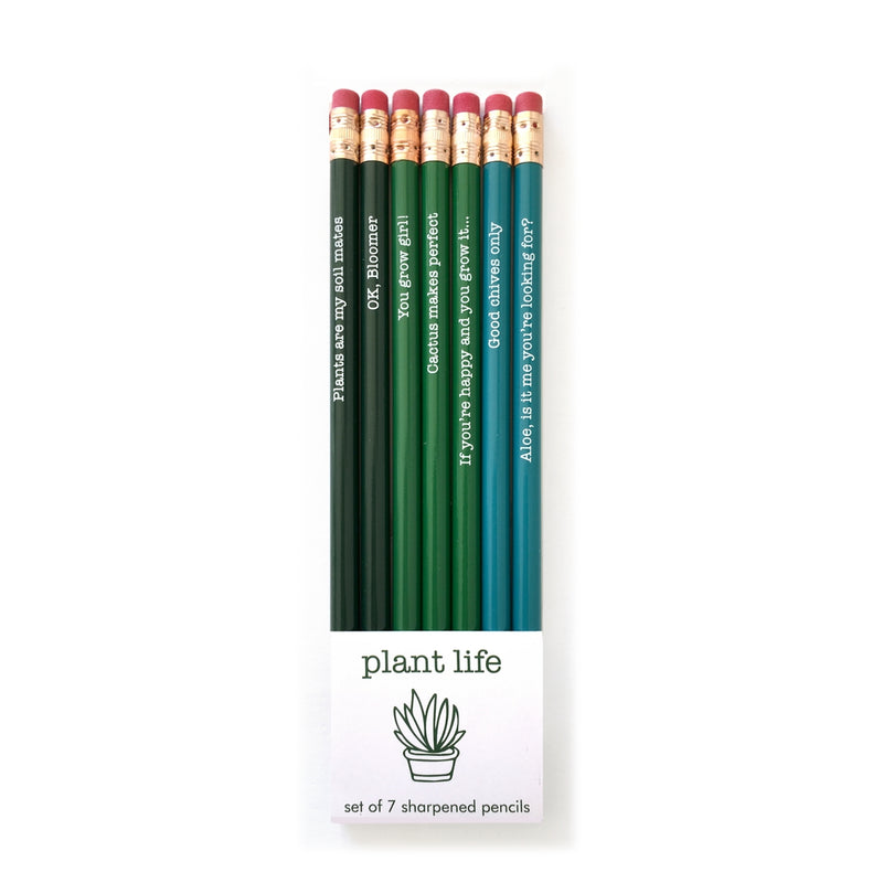 Plant Life Pencil Set