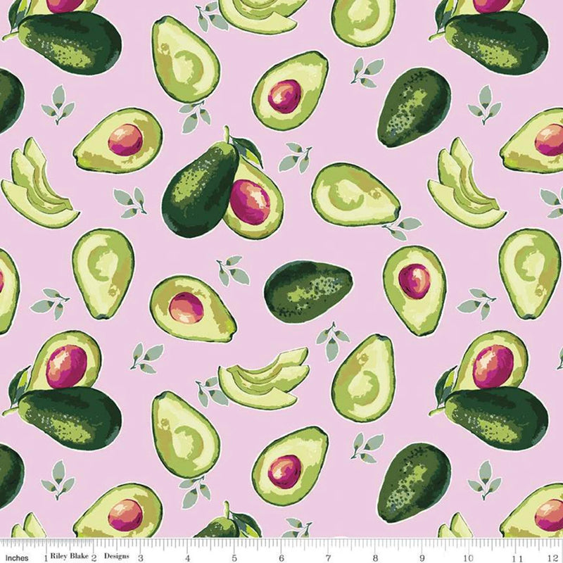 F1057 Lucy June Avocados Pink