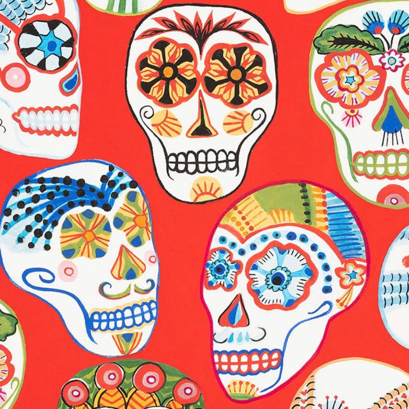 F1066 Calaveras Contentas Red